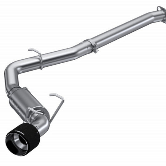 MBRP Single Exit Cat Back Exhaust 3 inch w/ Muffler & Carbon Fiber Tip - 2013-2016 Scion FR-S / 2013-2024 Subaru BRZ / 2017-2019 Toyota 86 / 2022-2024 GR86