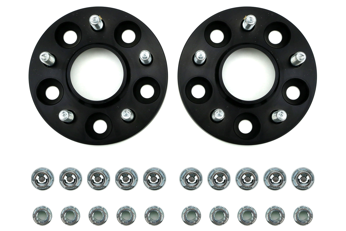 Eibach PRO-SPACER Kit 5x108 15mm Black Pair - 2013-2018 Ford Focus ST / 2016-2018 RS