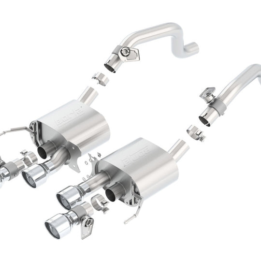 Borla 2014 Chevrolet Corvette C7 6.2L 8cyl S Type Exhaust w/ NPP Dual Mode (rear section only)