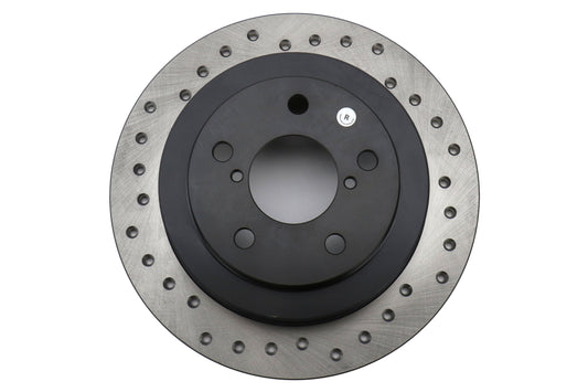 Stoptech Drilled Rear Right Rotor Single - Subaru Models (inc. 2002-2005 WRX)