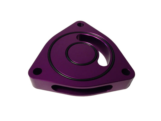 Torque Solution Blow Off BOV Adapter Purple - 2016-2019 Honda Civic 1.5T /  2010-2014 Hyundai Genesis Coupe 2.0T / 2015-2016 Sonata / 2003-2007 Chrysler PT Cruiser / 2014-2015 Kia Optima / 2008-2009 Dodge Caliber / 2003-2005 Neon