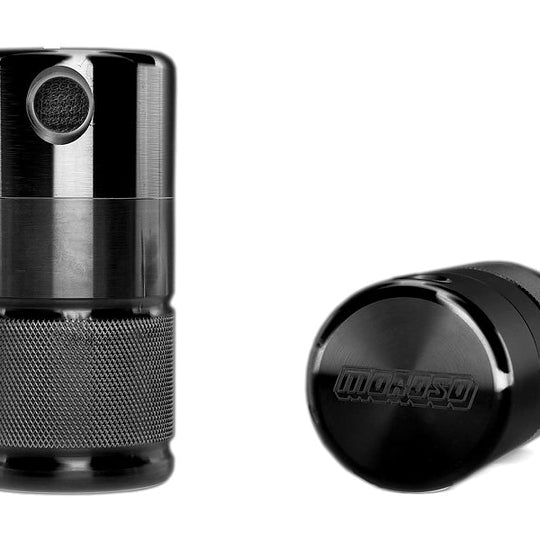 Moroso Air Oil Separator Small Body Black Finish - 2008-2014 Subaru STI