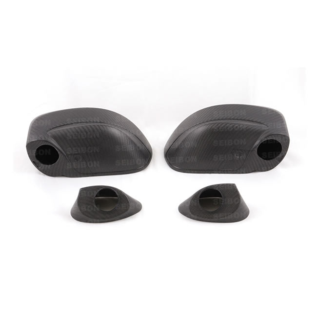 Seibon Carbon Fiber Mirror Covers - 2009-2010 Nissan GT-R