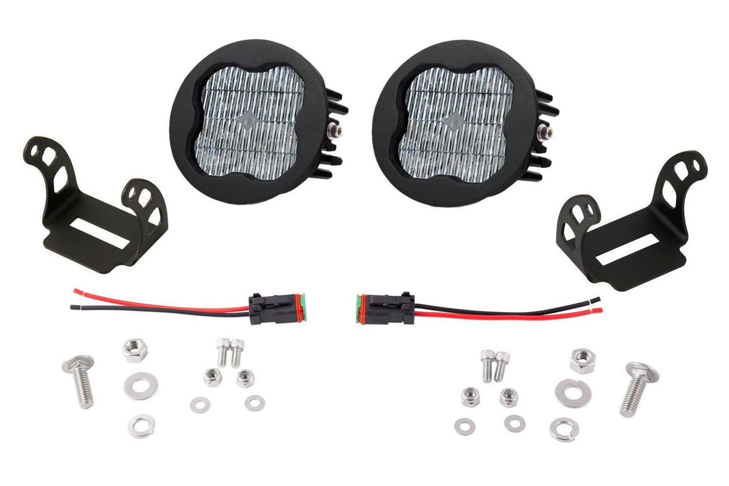 Diode Dynamics SS3 Pod Max Round Fog Light Kit White