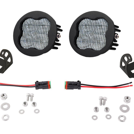 Diode Dynamics SS3 Pod Max Round Fog Light Kit White