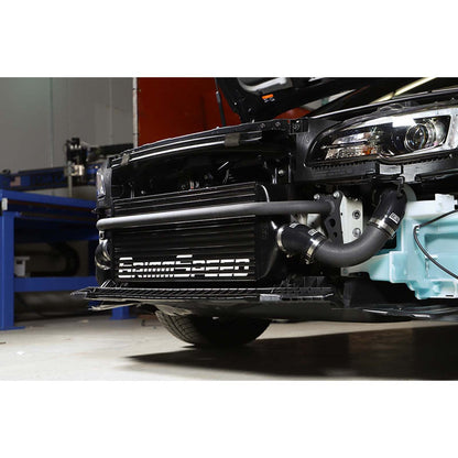 GrimmSpeed Front Mount Intercooler Kit Black Core w/ Black Piping - 2015-2021 Subaru WRX / STI