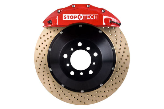 Stoptech ST-60 Big Brake Kit Front 355mm Red Zinc Drilled Rotors - 2003-2006 Mitsubishi Evo 8/9