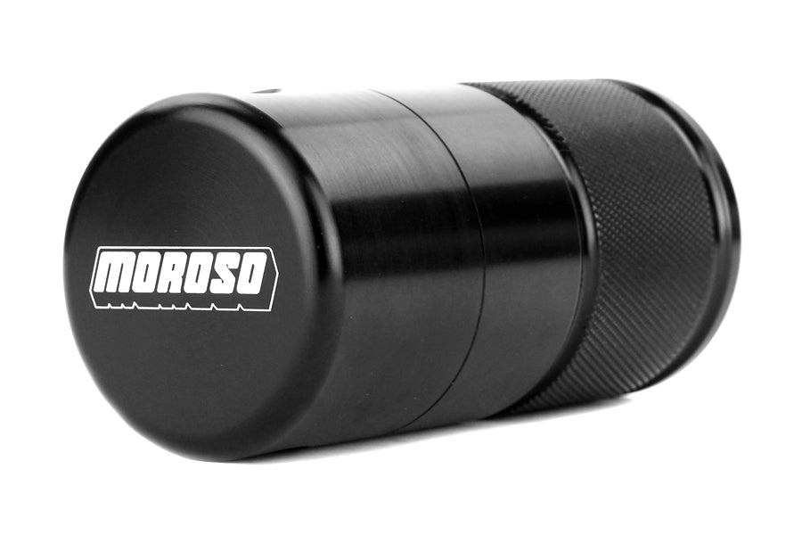 Moroso Air Oil Separator Small Body Black Finish - 2008-2014 Subaru WRX