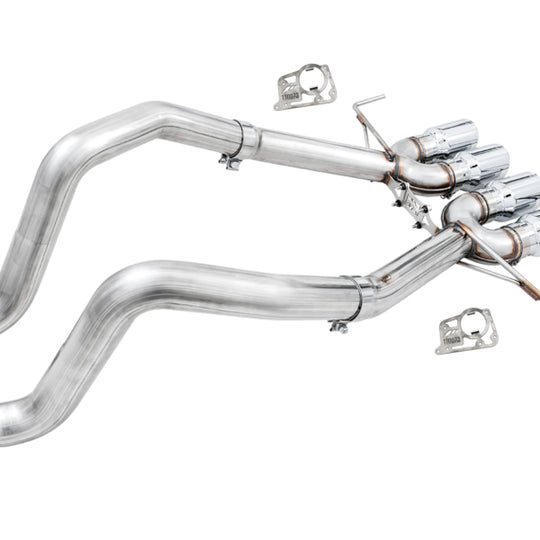 AWE Tuning 14-19 Chevy Corvette C7 Z06/ZR1 (w/o AFM) Track Edition Axle-Back Exhaust w/Chrome Tips