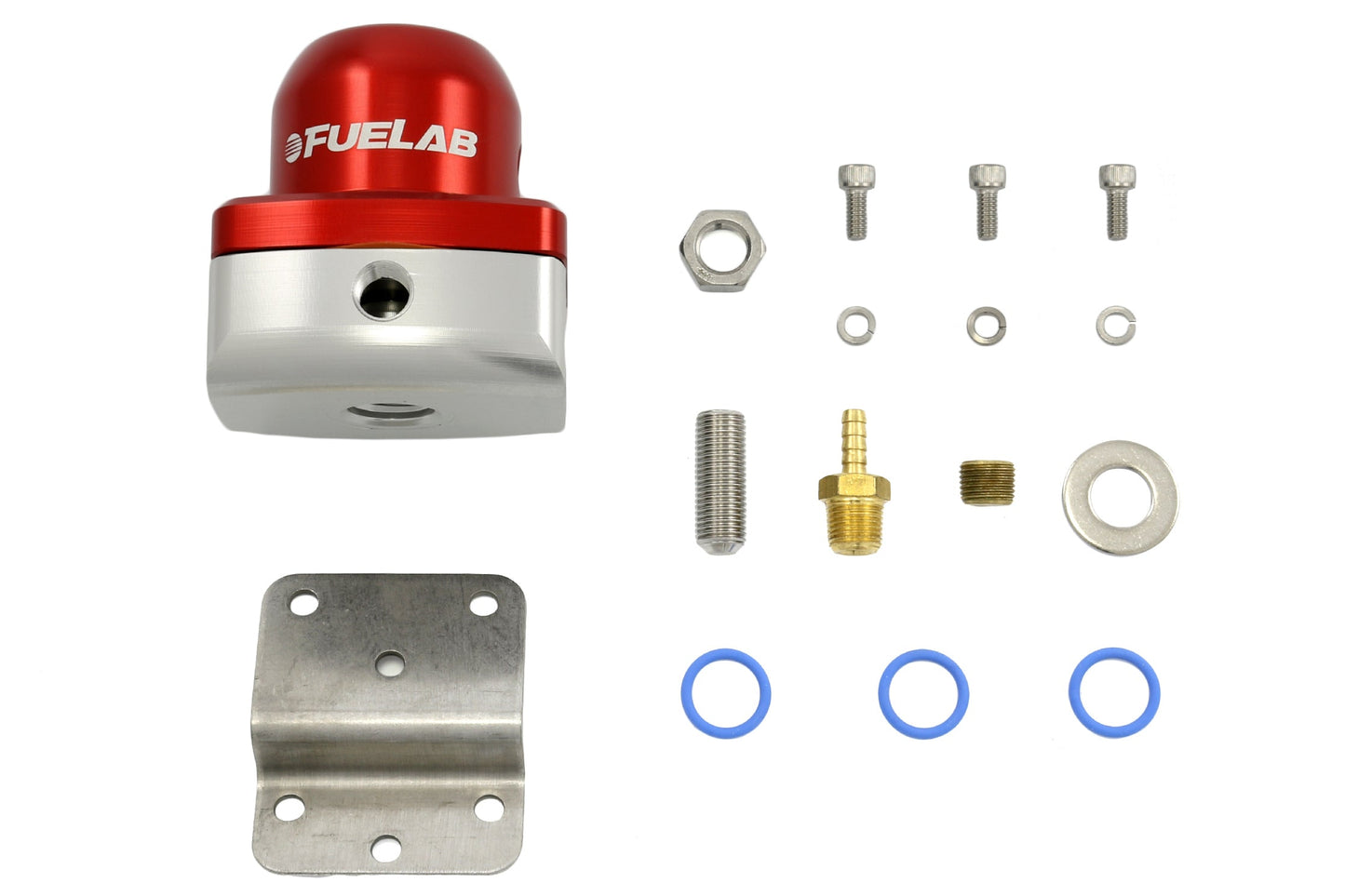 Fuelab 515 Series Adjustable Fuel Pressure Regulator -6ORB Red  - Universal