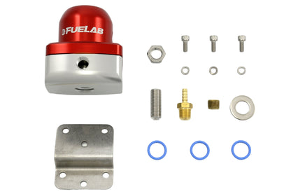 Fuelab 515 Series Adjustable Fuel Pressure Regulator -6ORB Red  - Universal