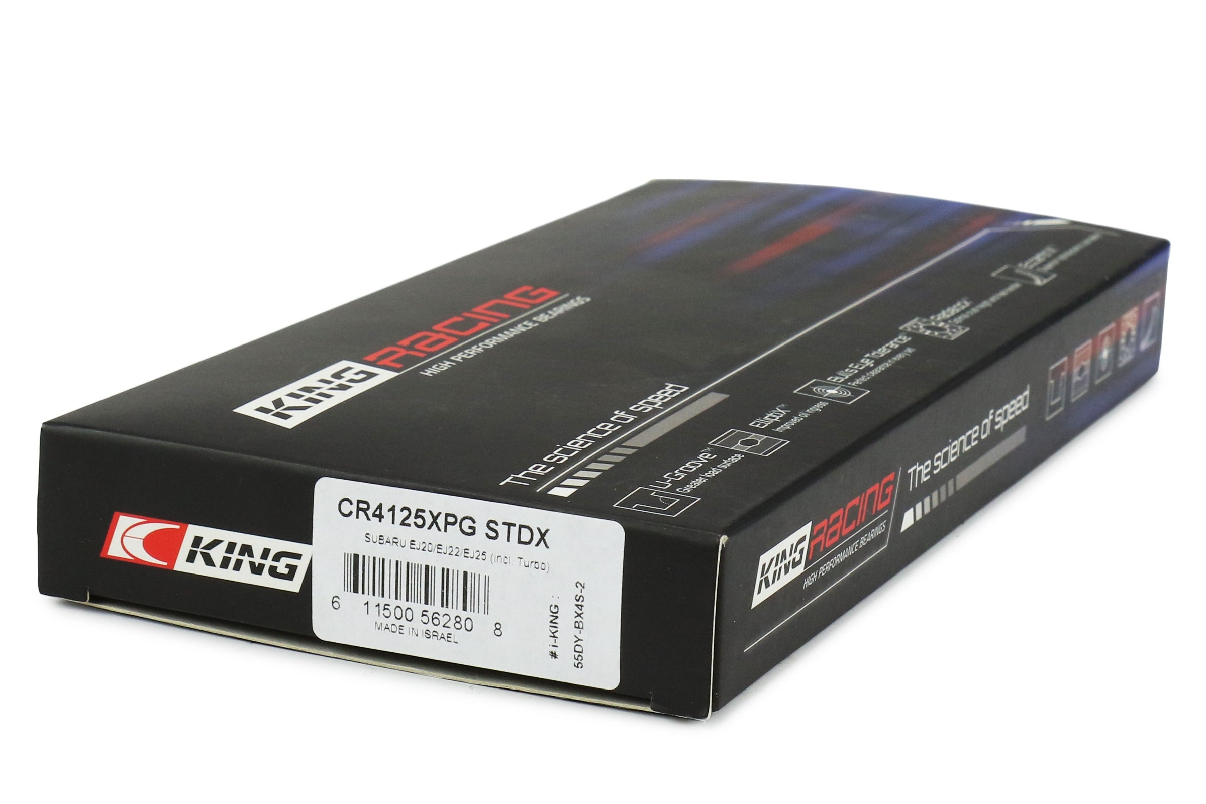 King Engine Bearings Oversized Connecting Rod Bearings +.001in - Subaru EJ Models (inc. 2002-2014 WRX / 2004-2021 STI)