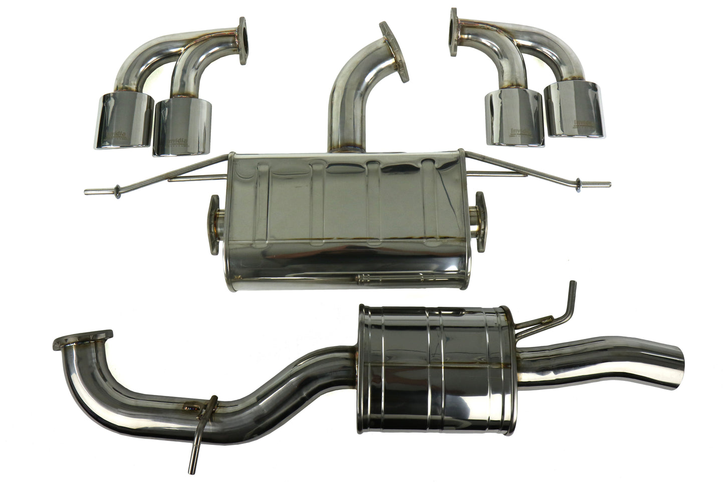 Invidia Q300 Cat-Back Exhaust System - 2015-2017 Volkwagen Golf R