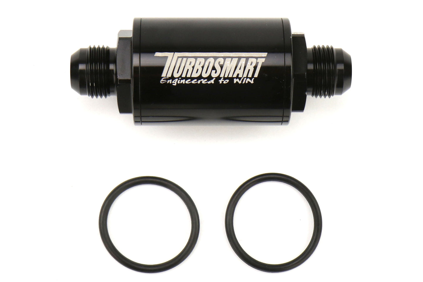 Turbosmart FPR 10um Billet Fuel Filter (10AN / Black) - Universal