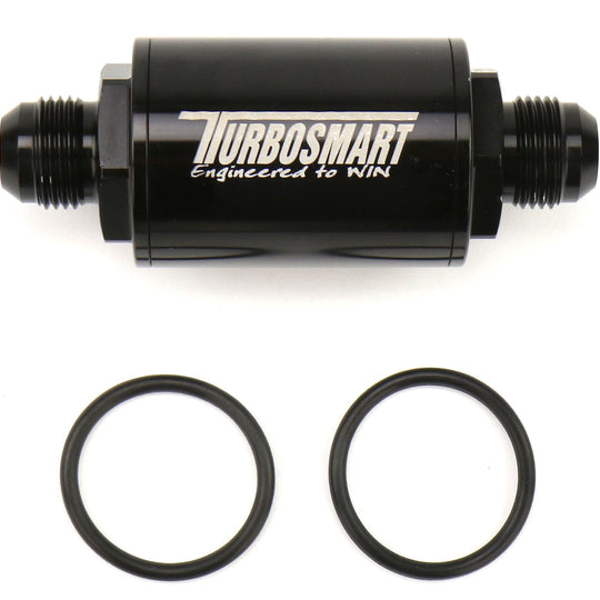 Turbosmart FPR 10um Billet Fuel Filter (10AN / Black) - Universal