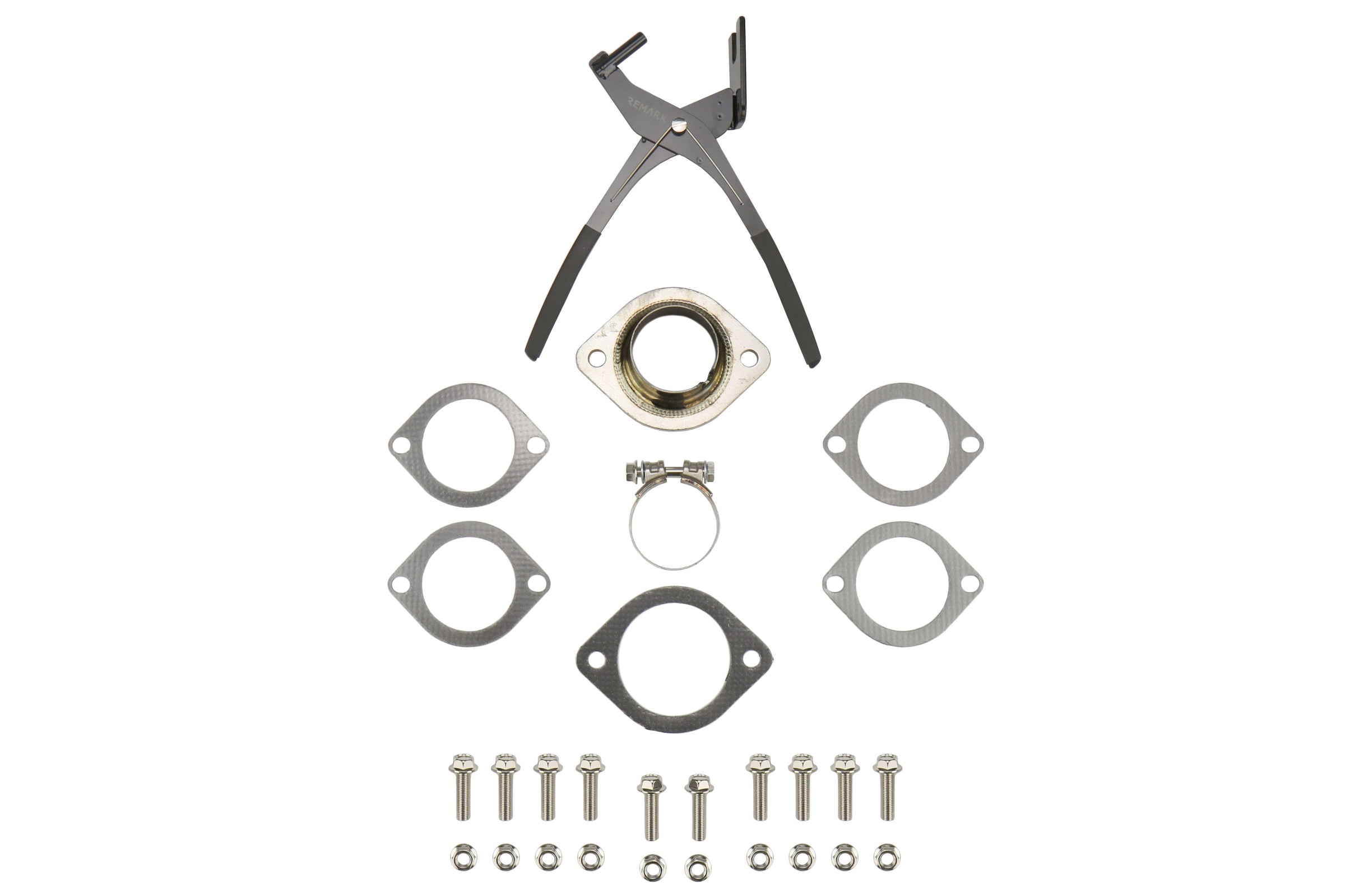 Remark Cat Back Exhaust w/ Stainless Steel Tips - 2015-2023 Ford Mustang EcoBoost