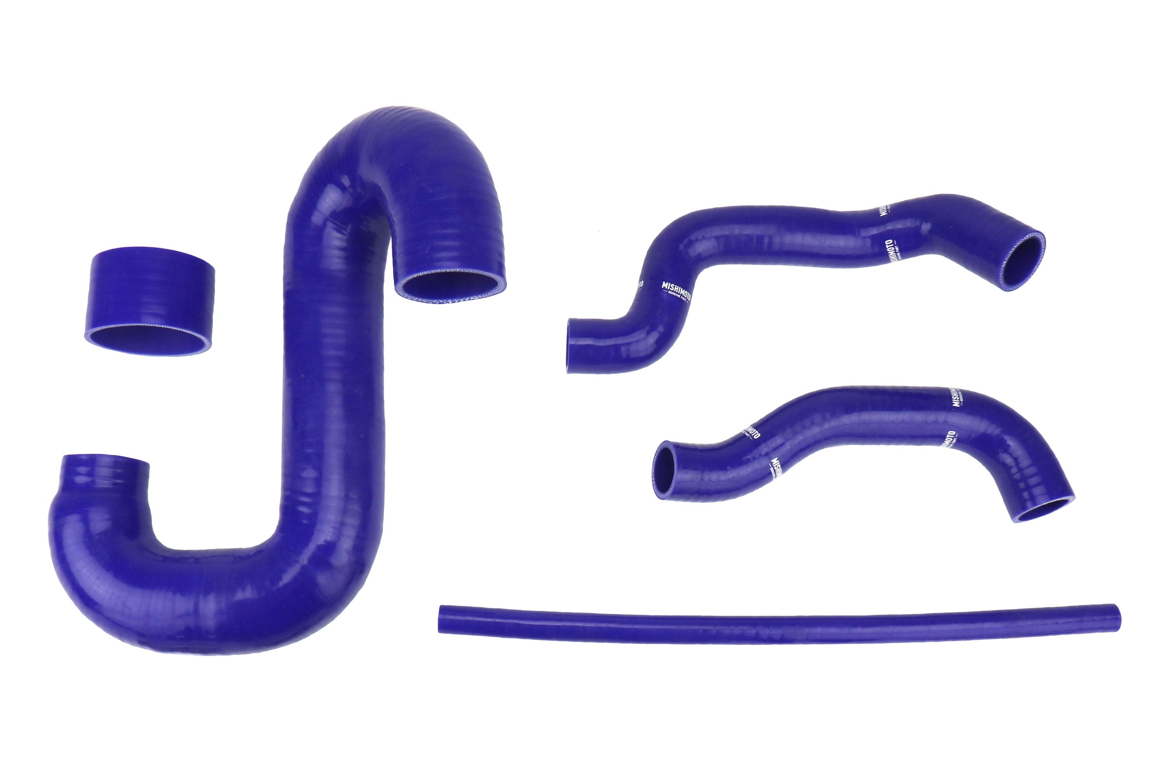 Mishimoto Black Top Mount Intercooler w/ Blue Hoses - 2002-2007 Subaru WRX / 2004-2007 STI