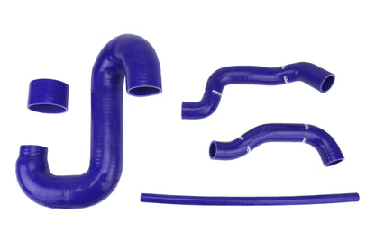 Mishimoto Black Top Mount Intercooler w/ Blue Hoses - 2002-2007 Subaru WRX / 2004-2007 STI