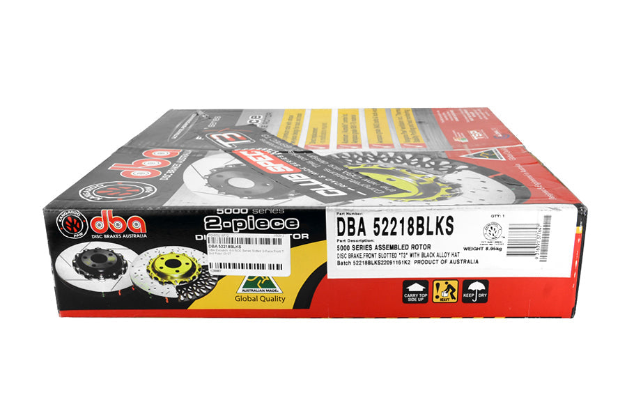 DBA 5000 Series T-Slot Slotted Rotor Single Front - 2003-2006 Mitsubishi Evo 8/9