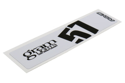Gram Lights 57DR / 57CR Spoke Sticker (White) - Universal