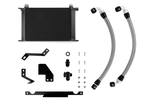 Mishimoto Oil Cooler Kit Black - 2003-2006 Mitsubishi Evo 8/9