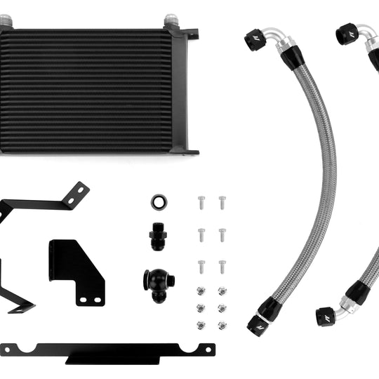 Mishimoto Oil Cooler Kit Black - 2003-2006 Mitsubishi Evo 8/9