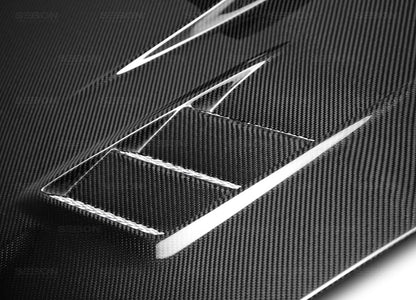 Seibon Carbon Fiber CWII Style Hood - 2004-2005 Subaru WRX / STI