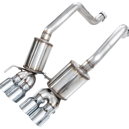 AWE Touring Edition Axleback Exhaust for C6 Chevrolet Corvette Z06/ZR1 - Chrome Silver Tips