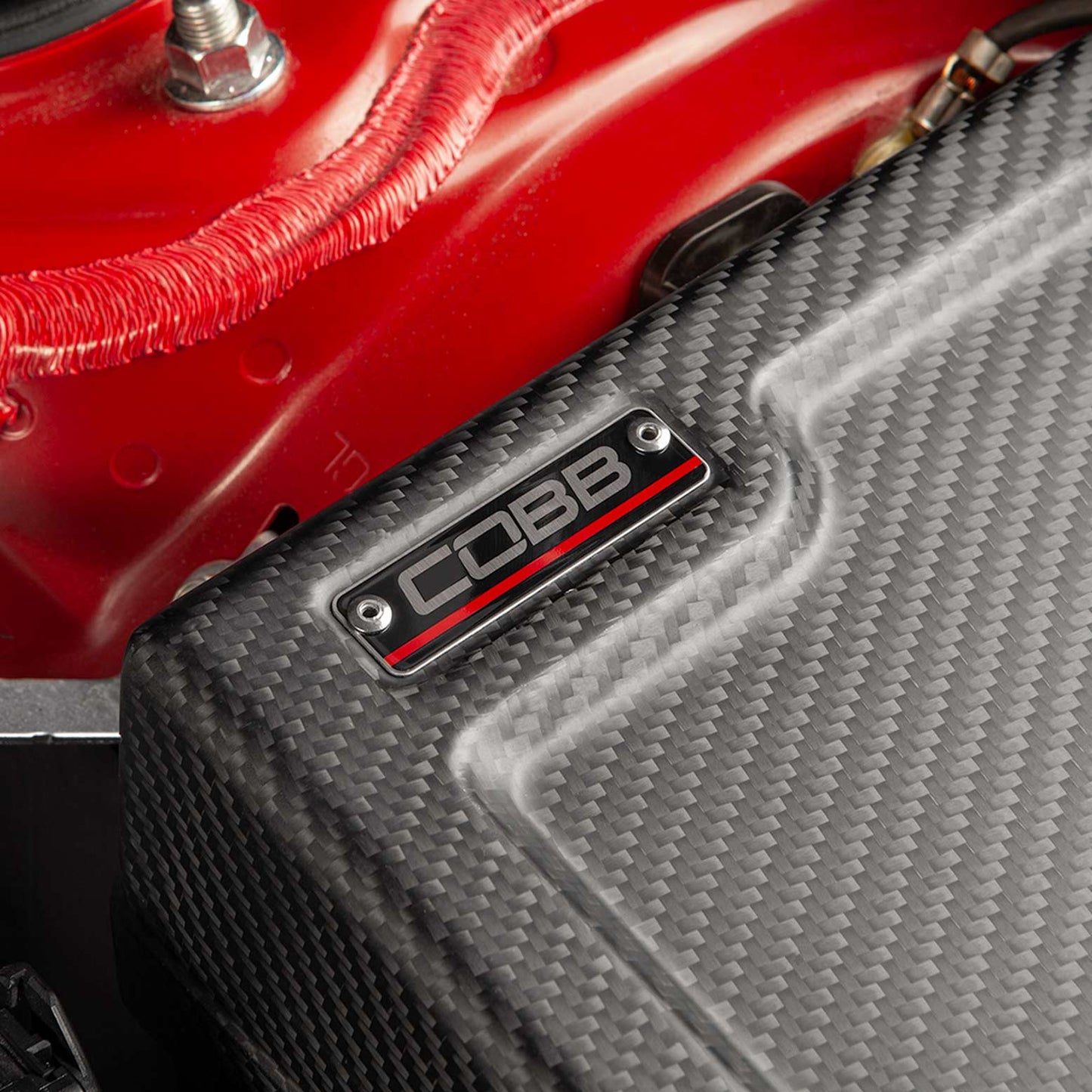 COBB Redline Matte Carbon Fiber Fuse Cover (Driver Side) - 2022-2026 Subaru WRX