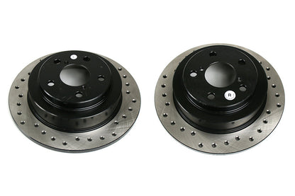 Stoptech Drilled Rear Rotor Pair - Subaru Models (inc. 2002-2005 WRX)