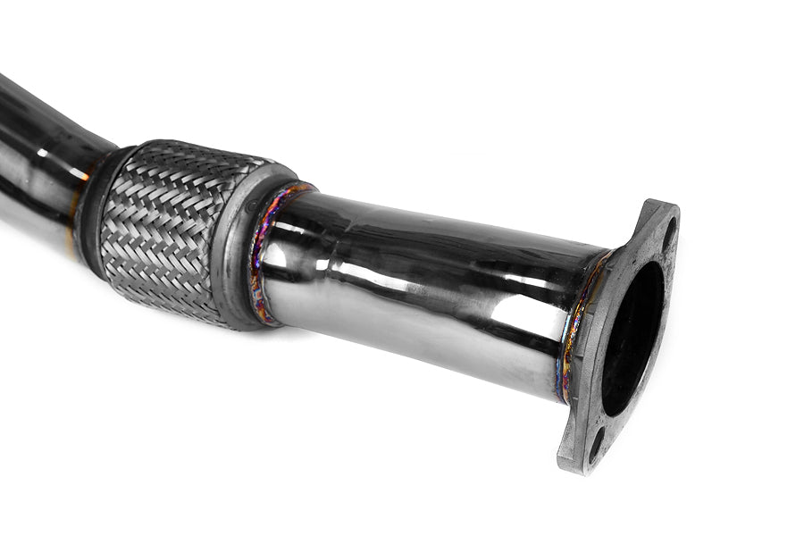 Invidia Q300 Quad Tip Cat Back Exhaust - Titanium Burnt Tips - 2011-2014 Subaru WRX/STI Sedan