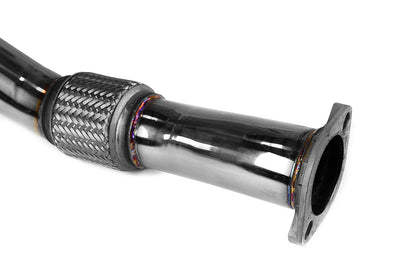 Invidia Q300 Quad Tip Cat Back Exhaust - Titanium Burnt Tips - 2011-2014 Subaru WRX/STI Sedan