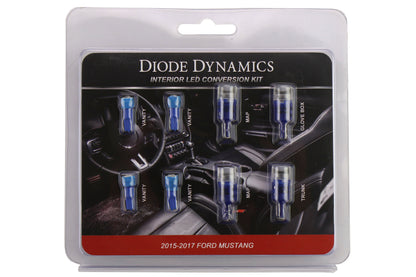 Diode Dynamics Stage 1 Blue LED Interior Lighting Kit - 2015-2020 Ford Mustang