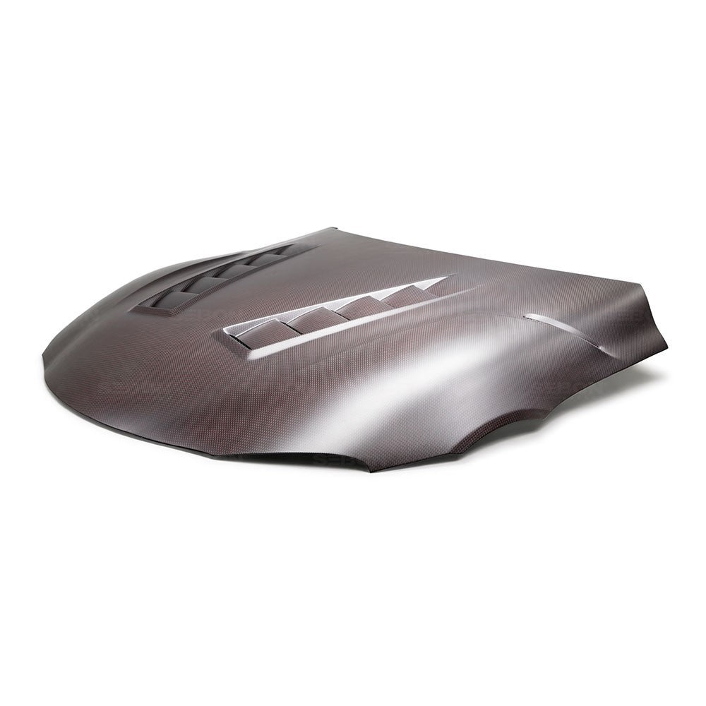 Seibon TS-Style Red Dry Carbon Hood - 2020-2024 Toyota Supra