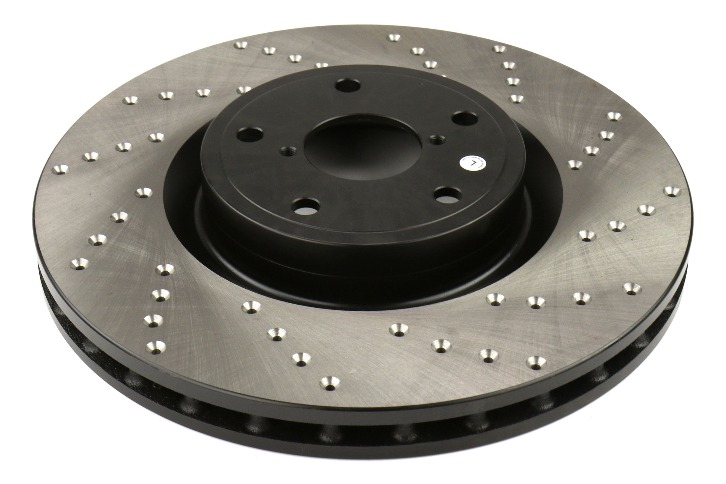 Stoptech Cross Drilled Sport Rotors and PosiQuiet Semi-Metallic Brake Pads - 2005-2017 Subaru STI