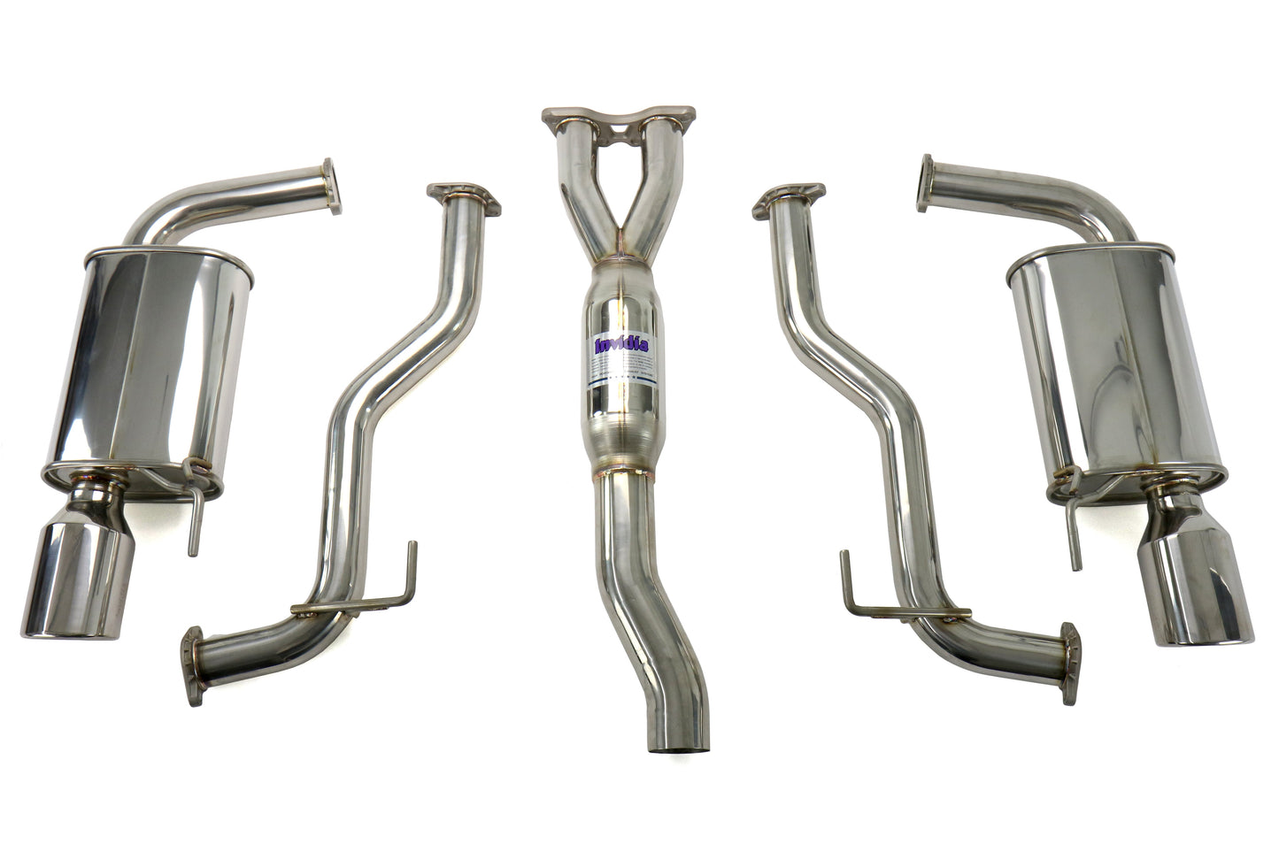 Invidia Q300 Stainless Steel Cat-Back Exhaust - 2015-2019 Ford Mustang EcoBoost