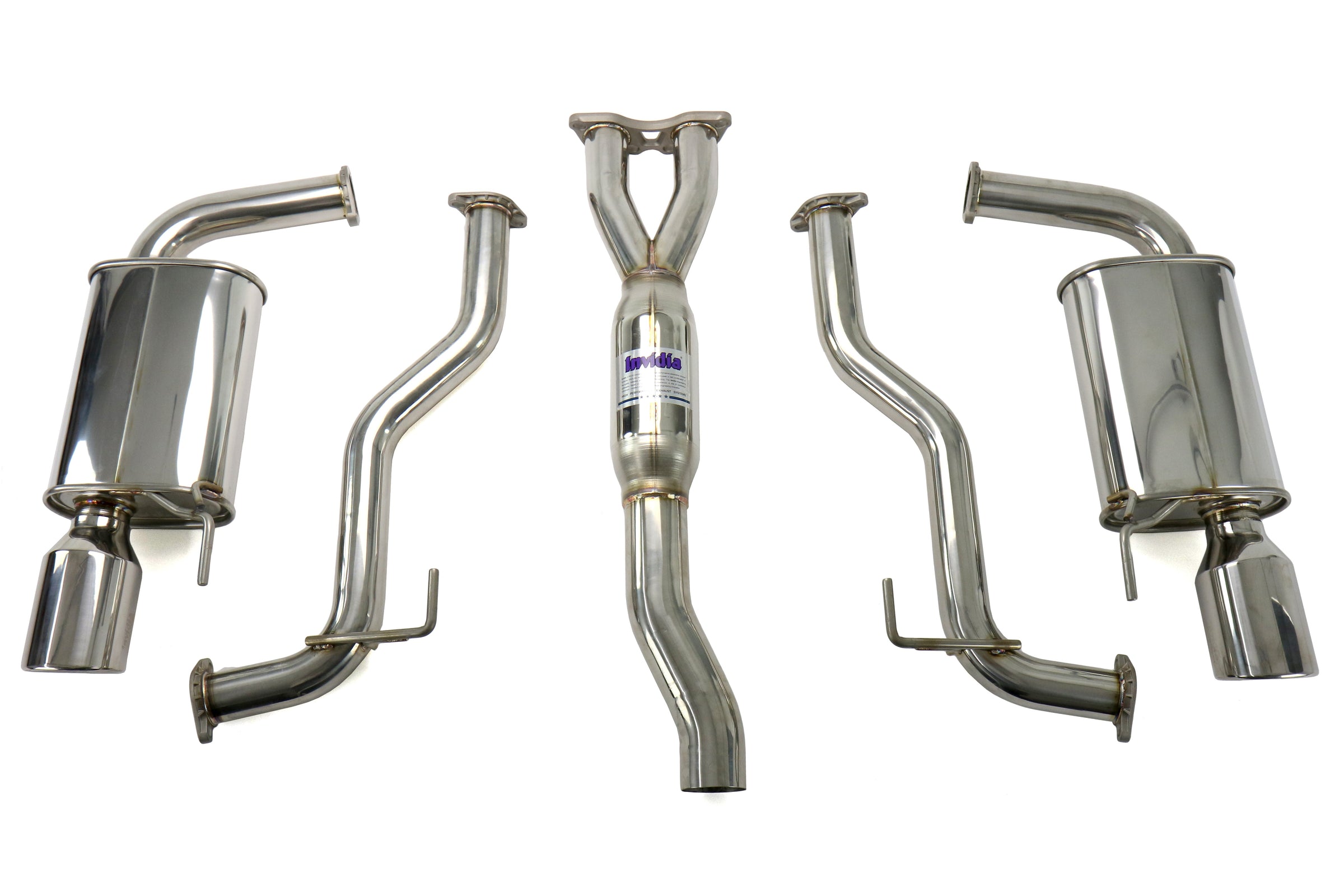 Invidia Q300 Stainless Steel Cat-Back Exhaust - 2015-2019 Ford Mustang EcoBoost