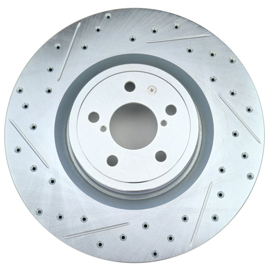 Stoptech C-Tek Sport Drilled and Slotted Rotor Single Front Right - 2004 Subaru STI