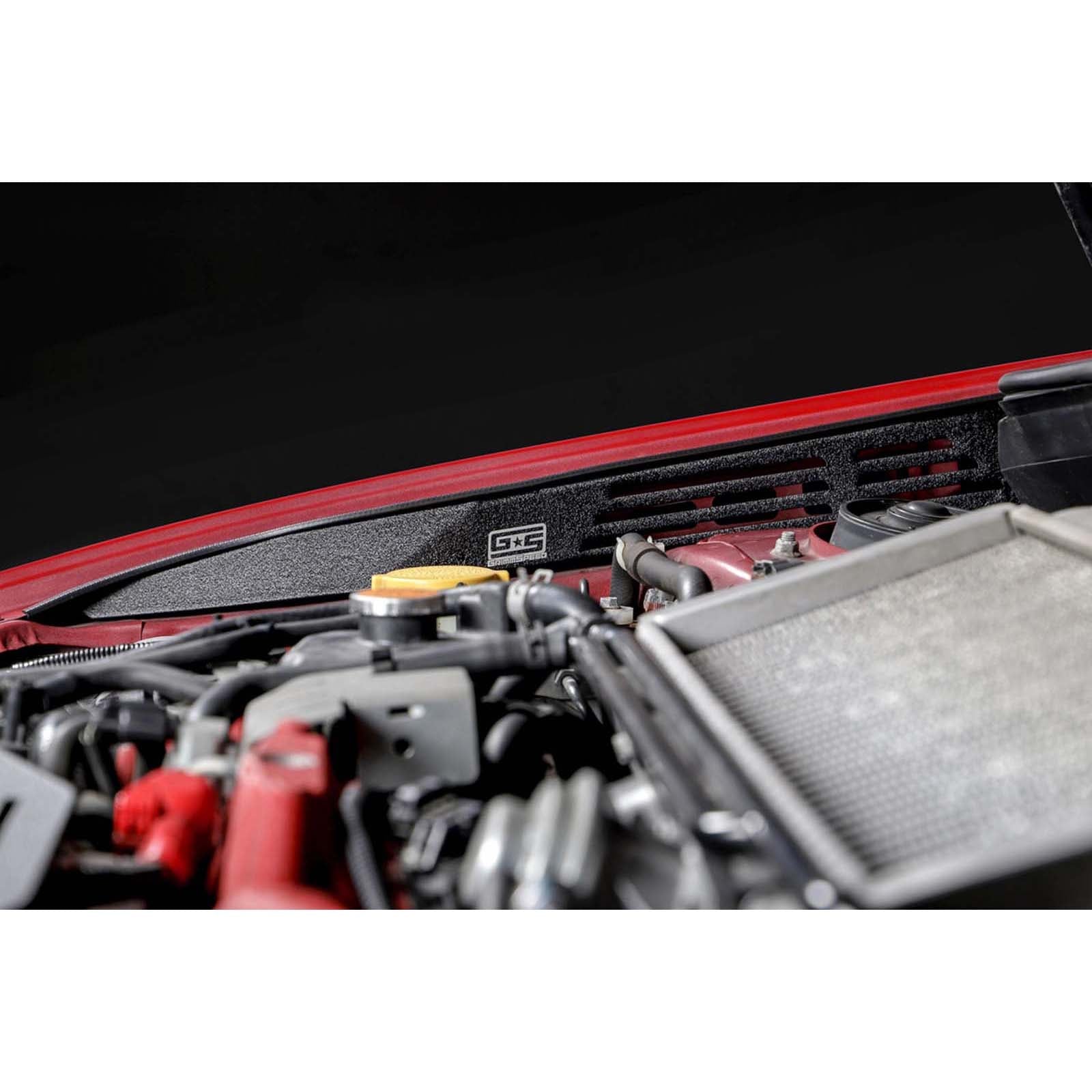 GrimmSpeed Fender Shrouds (Black)  - 2008-2014 Subaru WRX / STI