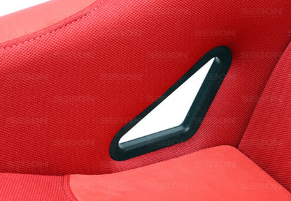 Seibon Carbon Kevlar Racing Seat Type-FC Red - Universal