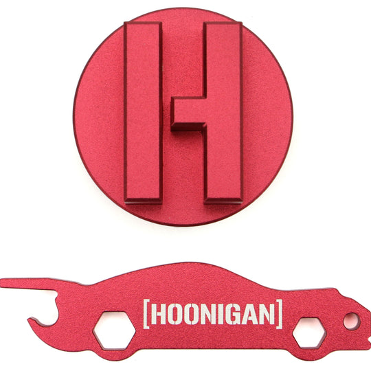 Mishimoto Hoonigan Oil Filler Cap Red - Subaru Models (inc. 2002+ WRX/STI)