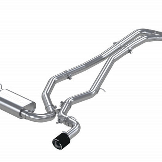 MBRP Cat Back Exhaust w/ Dual Rear Carbon Fiber Tips - 2020-2024 Toyota Supra