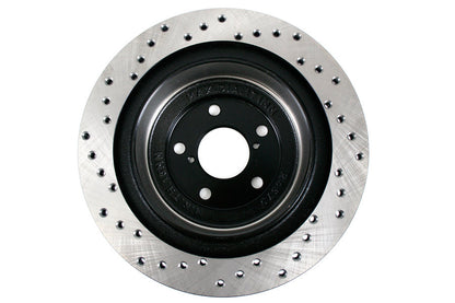 Stoptech Drilled Rotor Single Rear Left - Subaru Models (inc. 2006-2007 WRX / 2005-2009 Legacy GT)