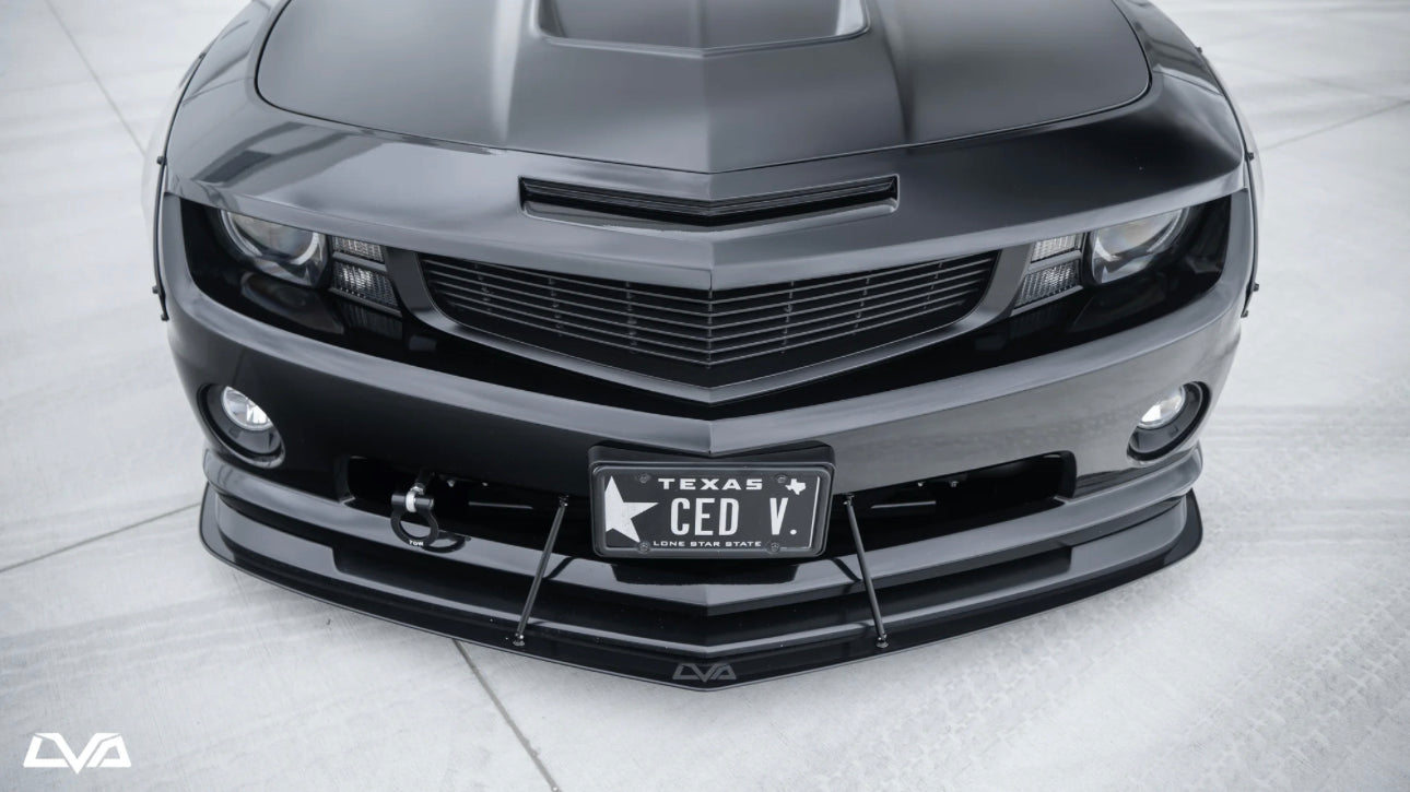 LVA 2010-2015 CHEVROLET CAMARO LIP-SPECIFIC V.2 STYLE FRONT SPLITTER