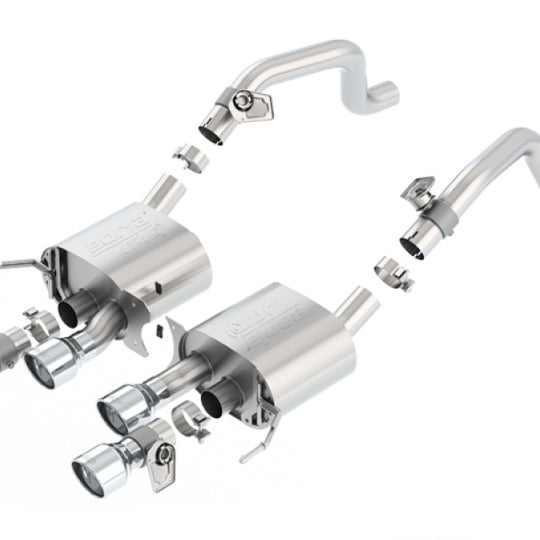 Borla 2014 Chevrolet Corvette C7 6.2L 8cyl ATAK Exhaust w/ NPP Dual Mode (rear section only)