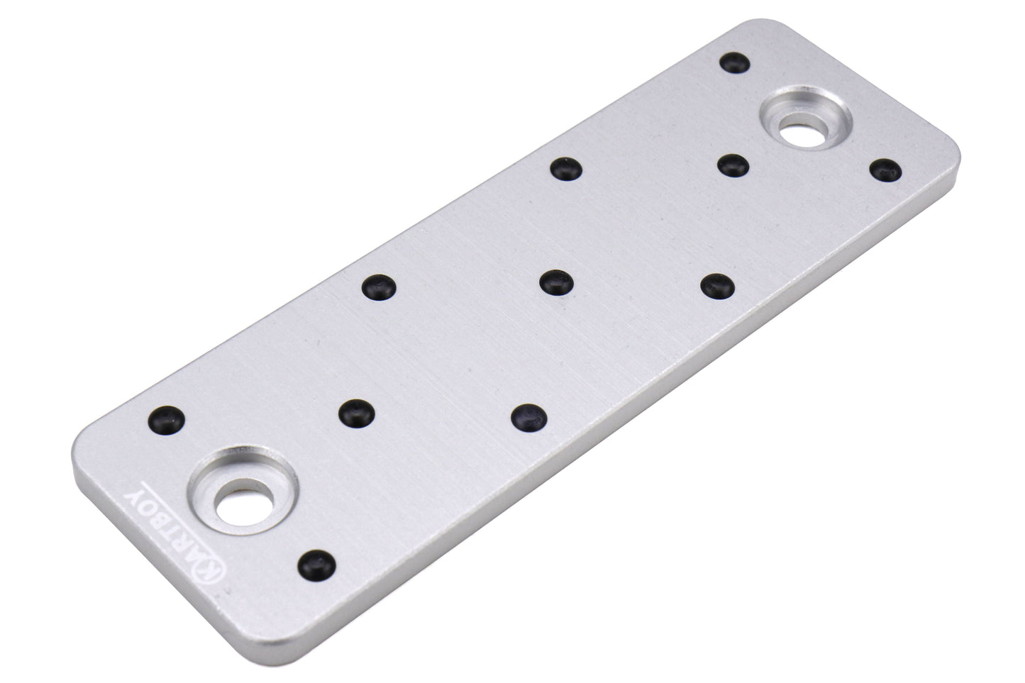 Kartboy CNC Aluminum Dead Pedal Silver - Subaru Models