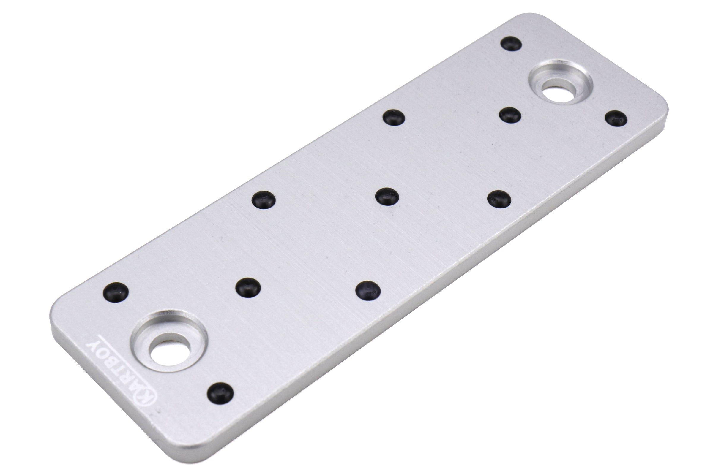 Kartboy CNC Aluminum Dead Pedal Silver - Subaru Models