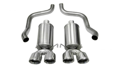 Corsa 05-08 Chevrolet Corvette C6 6.0L V8 Polished Xtreme Axle-Back Exhaust