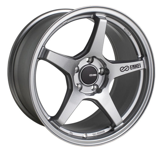 Enkei TS-5 Storm Grey 18x8.5 +40mm 5x108 (Single Wheel) - 2013-2018 Ford Focus ST / 2016-2018 Ford Focus RS