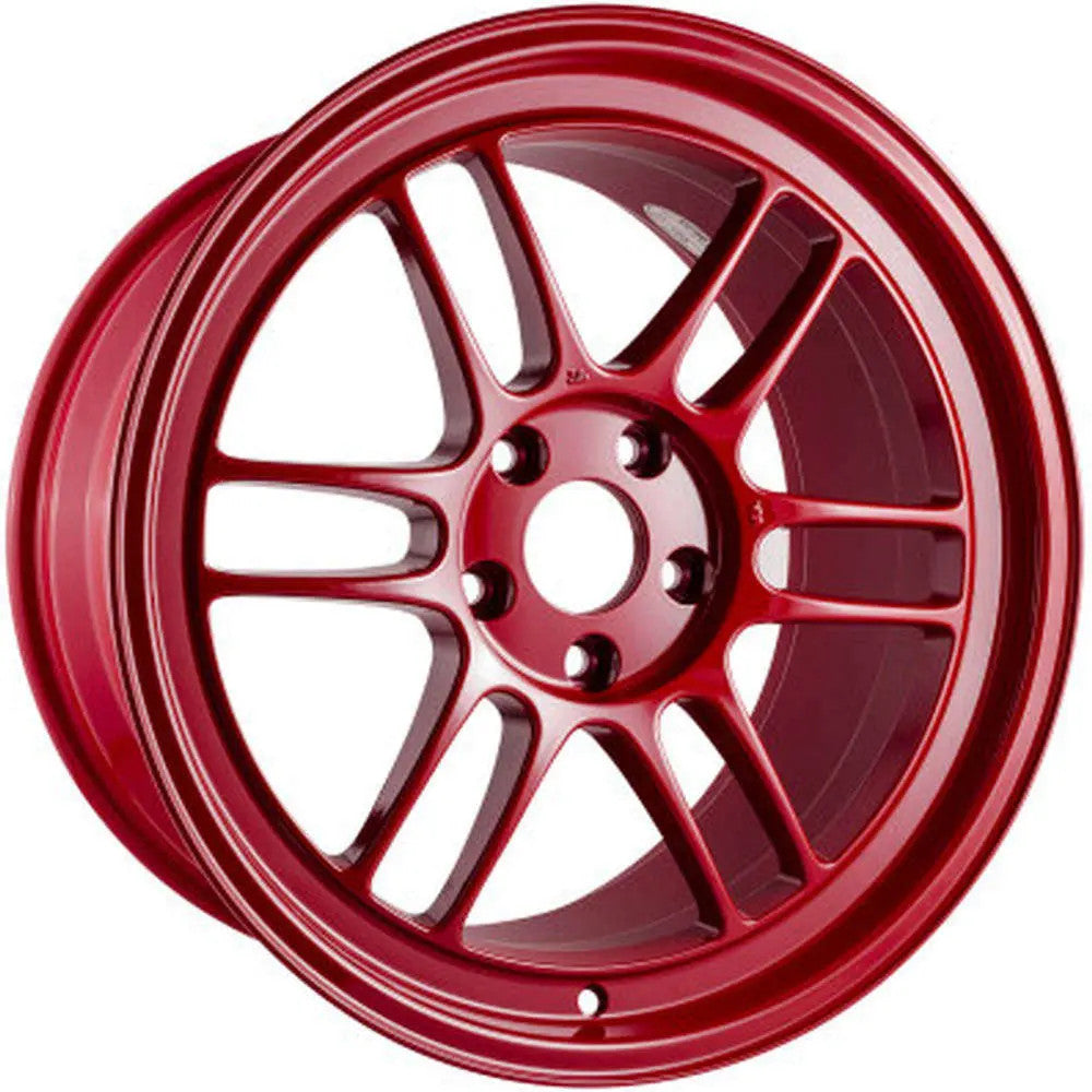 Enkei RPF1 Competition Red 18x9.5 +38 5x114.3 (Single Wheel) - 2015-2023 Subaru WRX / 2015-2021 STI / 2019-2023 Forester